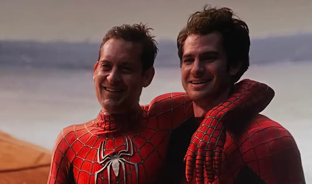 Tobey Maguire y Andrew Garfield aparecieron en Spider-Man: no way home para formar un equipo con Tom Holland. Foto: Marvel Studios