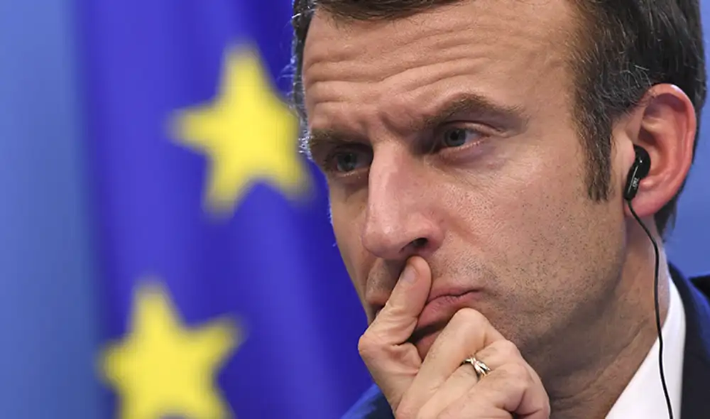 “No voy a ponerlos en prisión, no voy a vacunarlos a la fuerza”, expresó el presidente de Francia, Emmanel Macron. Foto: AFP