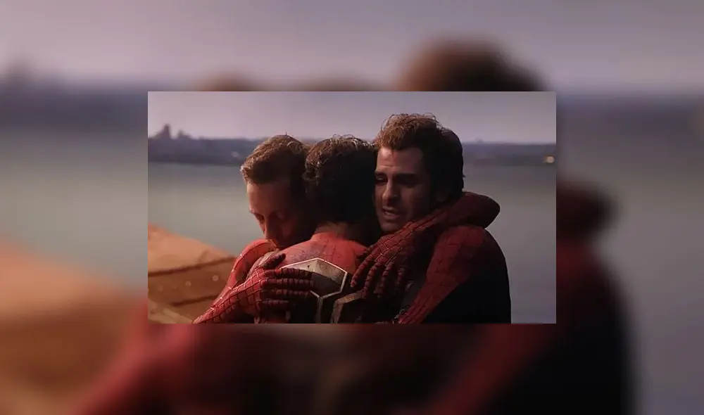 Los Peter Parker despidiéndose para regresar a su universo. Foto: Marvel Studios