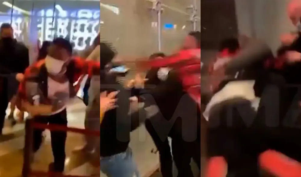 La violenta reacción de Jason Derulo generó indignación de usuarios en las redes sociales. Foto: captura/video de TMZ La violenta reacción de Jason Derulo generó indignación de usuarios en las redes sociales. Foto: captura/video de TMZ