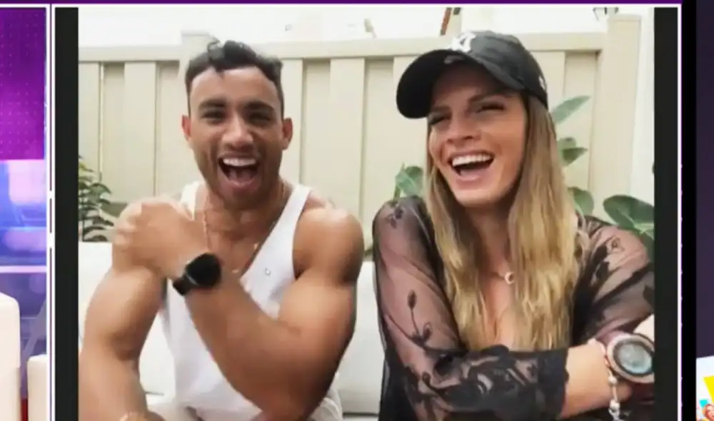 Said Palao y Alejandra Baigorria dan detalles sobre su viaje a Miami, Estados Unidos. Foto: captura de América TV