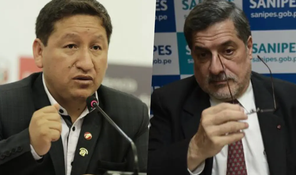 El ex presidente del Consejo de Ministros y el congresista de Fuerza Popular se retaron a pelear, luego de la discusión que se dio durante la sesión virtual. Foto: Composición LR El ex presidente del Consejo de Ministros y el congresista de Fuerza Popular se retaron a pelear, luego de la discusión que se dio durante la sesión virtual. Foto: Composición LR