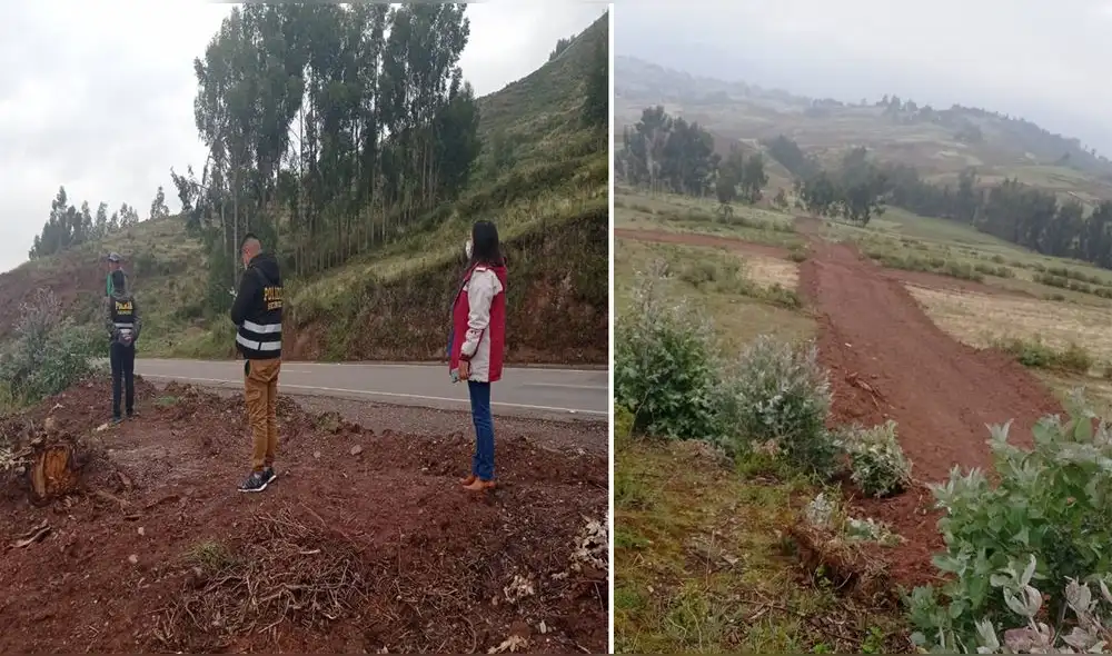 Personal de parque arqueológico asentó denuncia policial. Foto: DDC