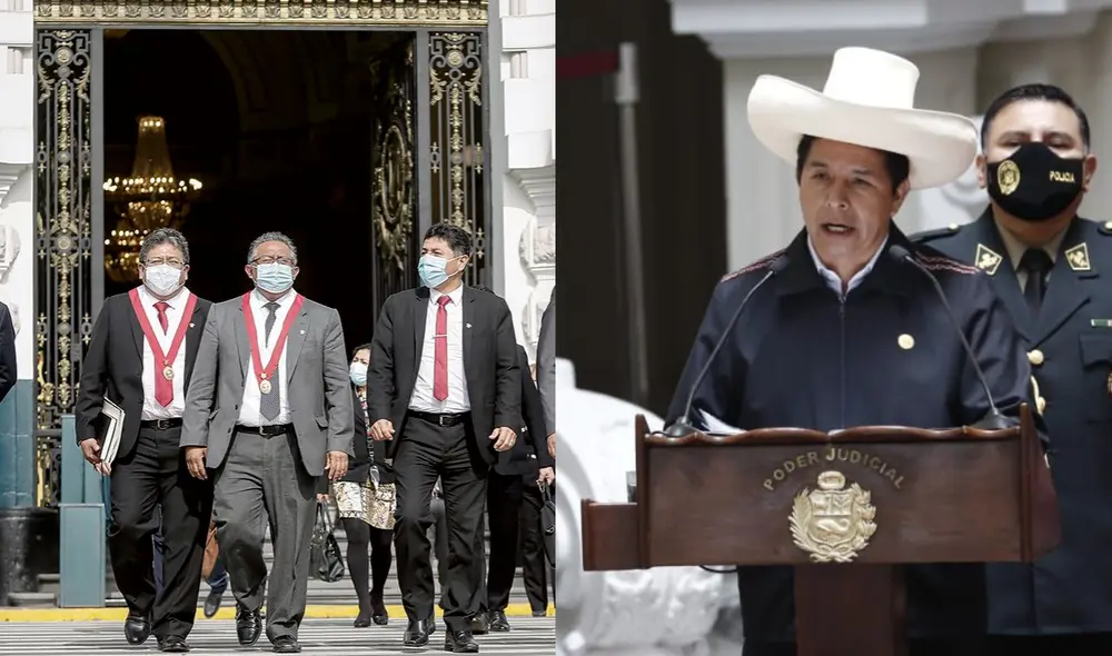 Acción Popular se pronunció sobre la decisión que tomó la titular del Ministerio Público con respecto al presidente Castillo. Foto: composición/La República Acción Popular se pronunció sobre la decisión que tomó la titular del Ministerio Público con respecto al presidente Castillo. Foto: composición/La República