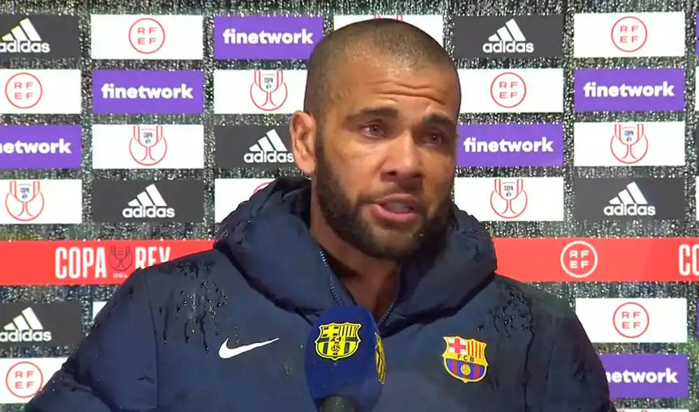 Dani Alves y su sentir en su nuevo estreno con el FC Barcelona. Foto: Captura de FC Barcelona.