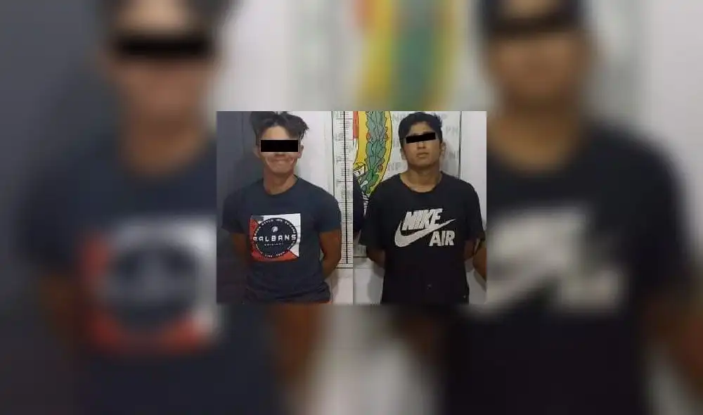Sujetos fueron acusados de asaltar a una mujer. Foto: PNP Sujetos fueron acusados de asaltar a una mujer. Foto: PNP