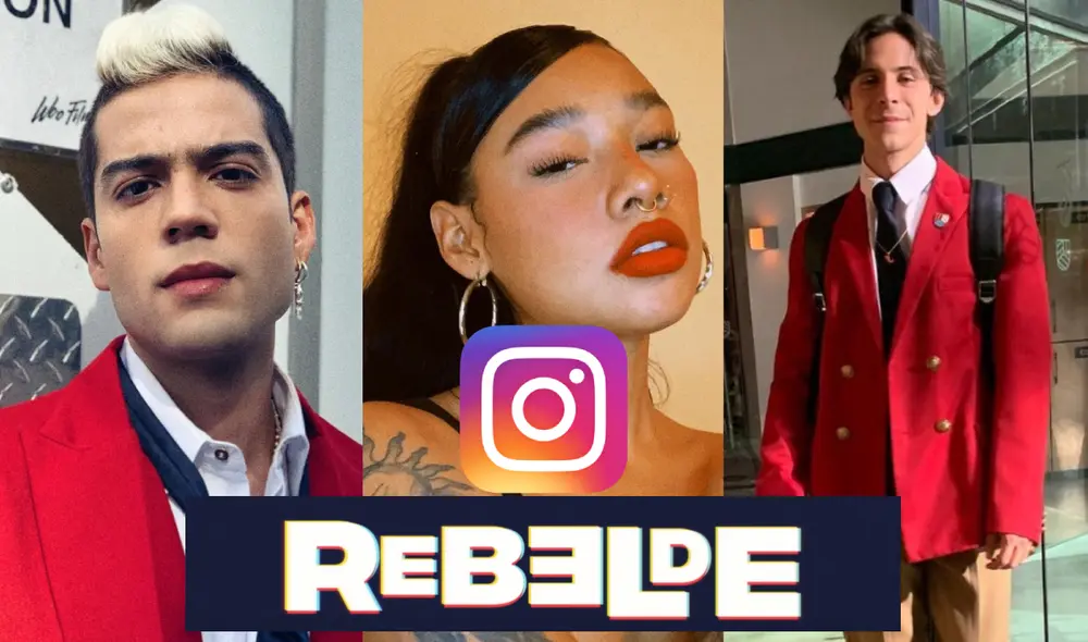 Con el estreno de Rebelde, la audiencia quiere saber más sobre los actores y actrices de Rebelde en su páginas de Instagram. Foto: composición/Instagram Con el estreno de Rebelde, la audiencia quiere saber más sobre los actores y actrices de Rebelde en su páginas de Instagram. Foto: composición/Instagram