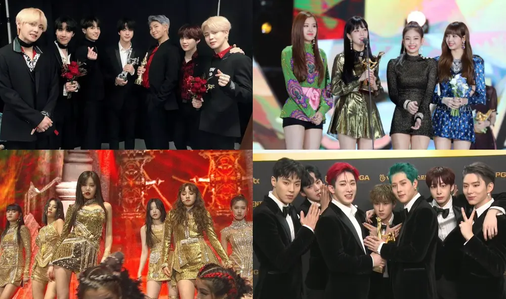 Los Golden Disk Awards 2022 se llevarán a cabo el 8 de enero. Foto: composición La República/BIGHIT/YG/Cube/Starship