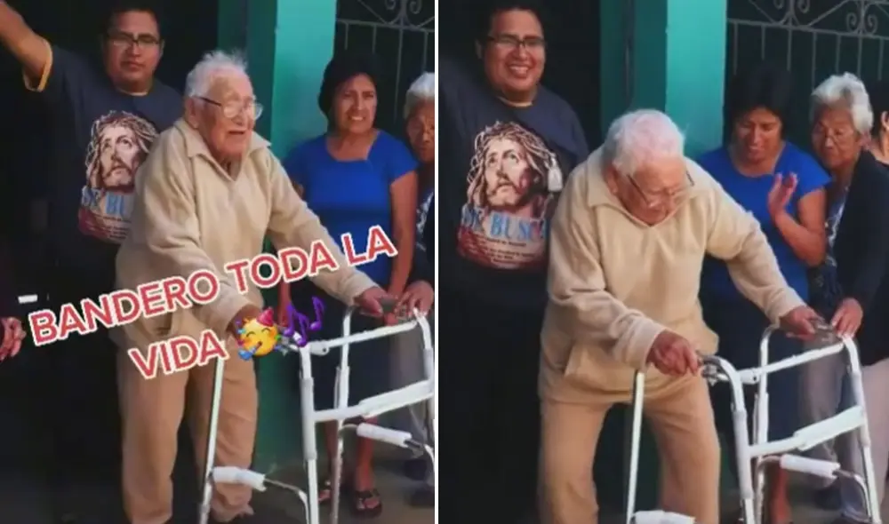 “Bandero toda la vida”, se lee en la descripción del video que ha cautivado a miles de usuarios en las plataformas virtuales. Foto: captura de TikTok “Bandero toda la vida”, se lee en la descripción del video que ha cautivado a miles de usuarios en las plataformas virtuales. Foto: captura de TikTok