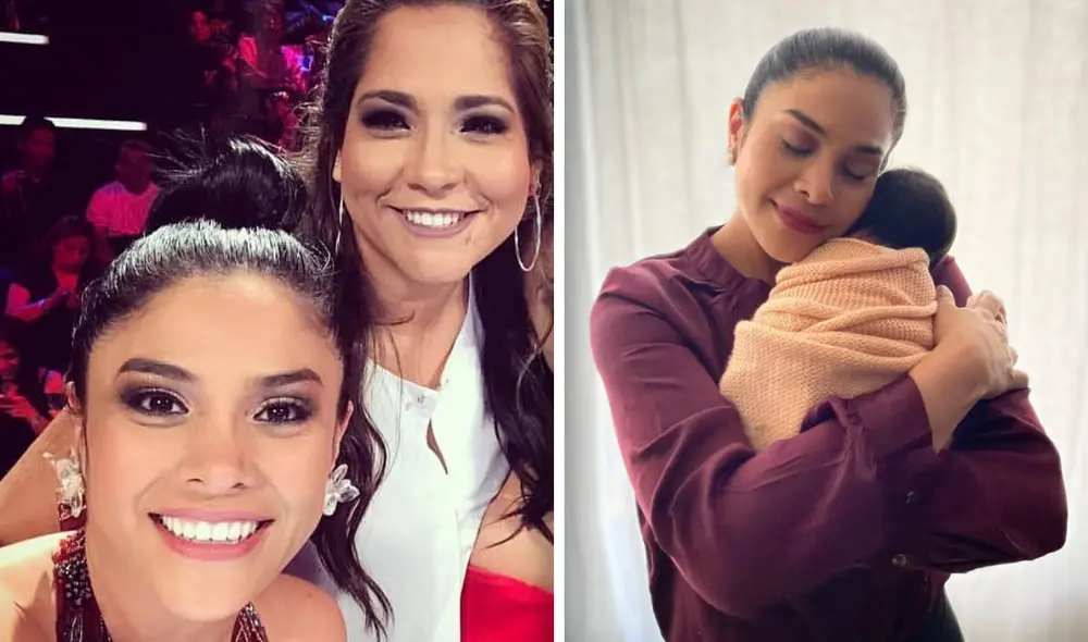 “Mi sobrina hermosa, sudé todo el rato”, expresó Katia Palma al conocer a la bebé de Maricarmen Marín. Foto: composición Instagram “Mi sobrina hermosa, sudé todo el rato”, expresó Katia Palma al conocer a la bebé de Maricarmen Marín. Foto: composición Instagram