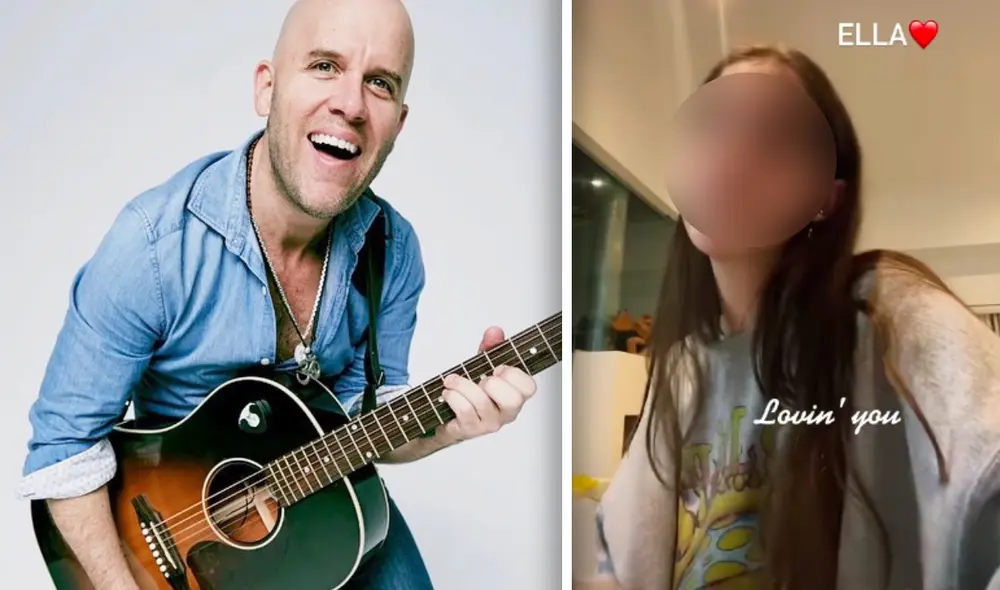 Abril es la tercera hija de Gian Marco Zignago y ha demostrado que también podría convertirse en una gran cantante. Foto: composición Instagram