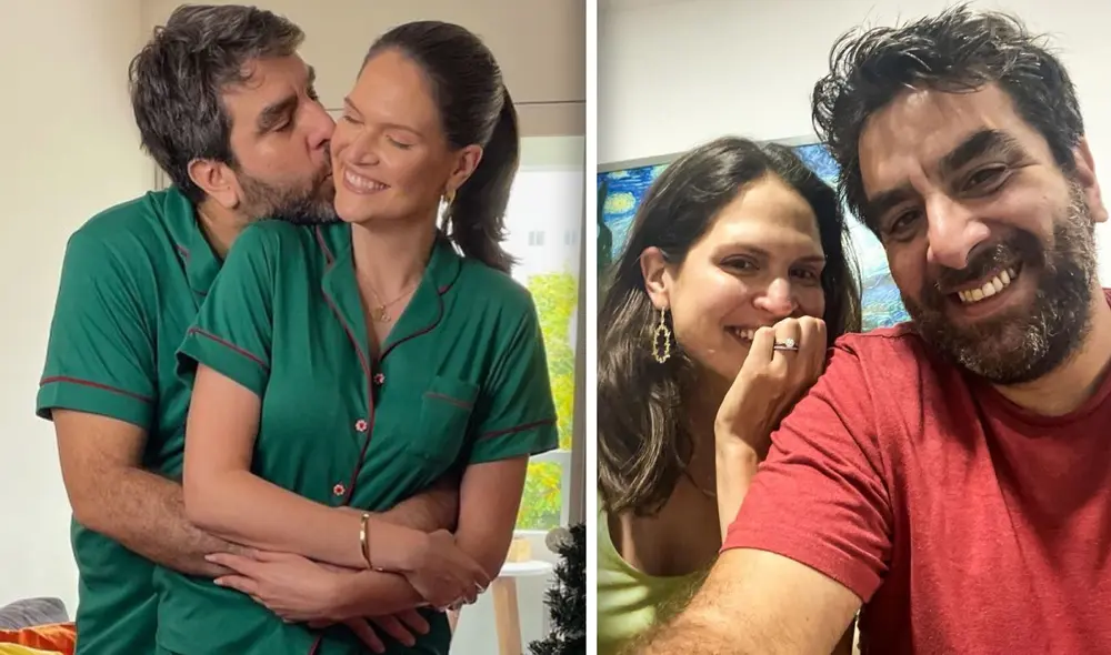 La romántica pedida de mano de Alvaro Sarria a Lorena Álvarez se habría llevado a cabo el último miércoles 5 de enero. Foto: composición Instagram