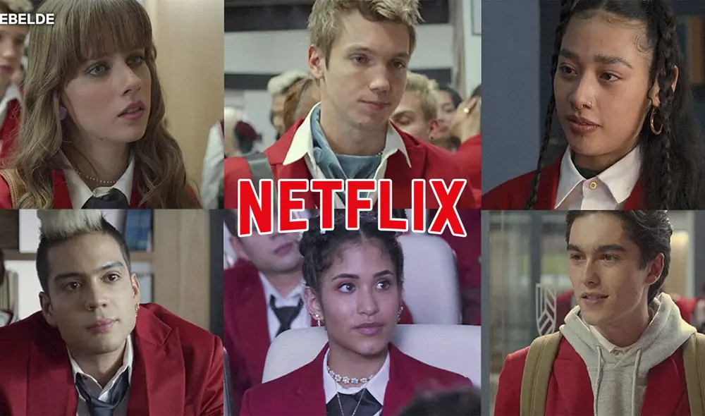 Rebelde de Netflix es la nueva versión de la icónica historia de Cris Morena. Foto: composición/Netflix