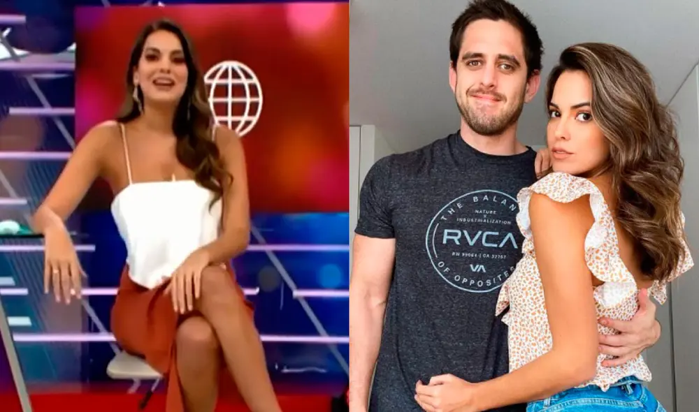 Valeria Piazza contenta tras conocer que le dieron el alta a su novio, Pierre Cateriano. Foto: composición Valeria Piazza/Instagram, captura América TV. Valeria Piazza contenta tras conocer que le dieron el alta a su novio, Pierre Cateriano. Foto: composición Valeria Piazza/Instagram, captura América TV.