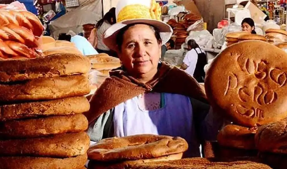 Industria tradicional panadera de Oropesa es emblema de Cusco. Foto: Andina