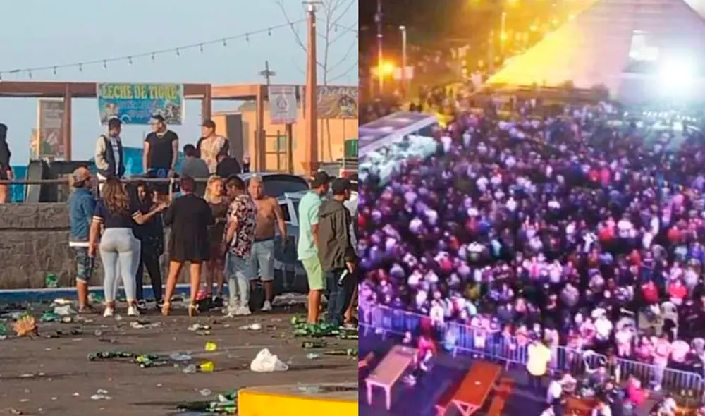 Asistentes en festival no respetaron el distanciamiento social. Foto: Radio Las Vegas