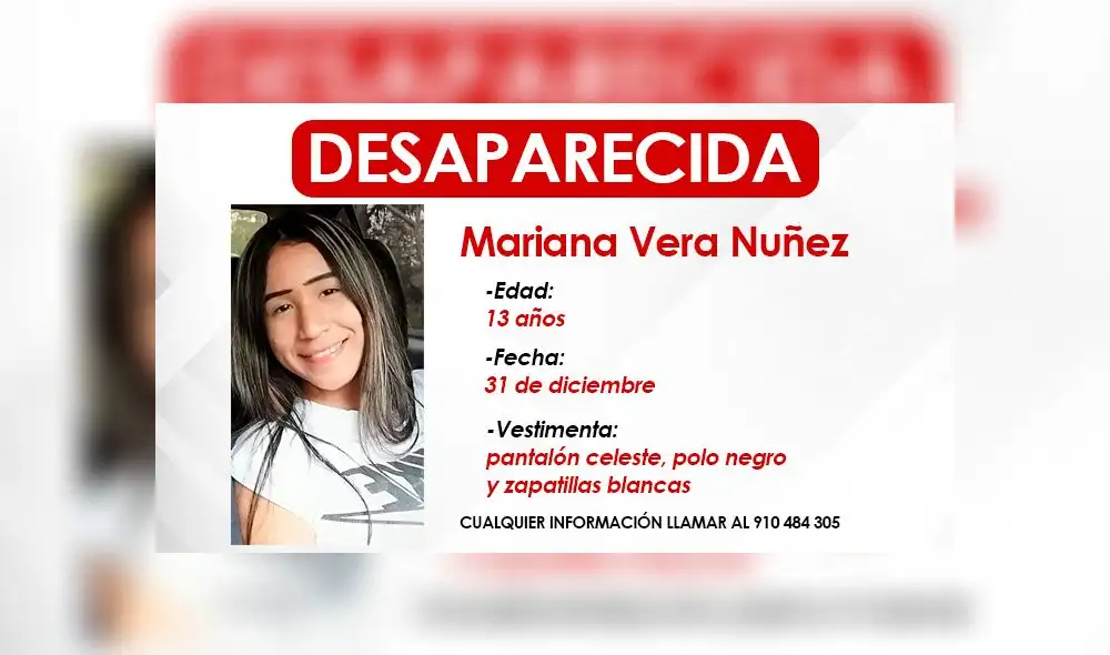 Familia no tiene noticias de la menor desde el 30 de diciembre. Foto: La República Familia no tiene noticias de la menor desde el 30 de diciembre. Foto: La República