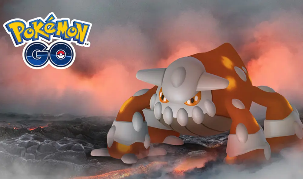 Heatran, el pokémon legendario introducido en la cuarta generación. Foto: Niantic
