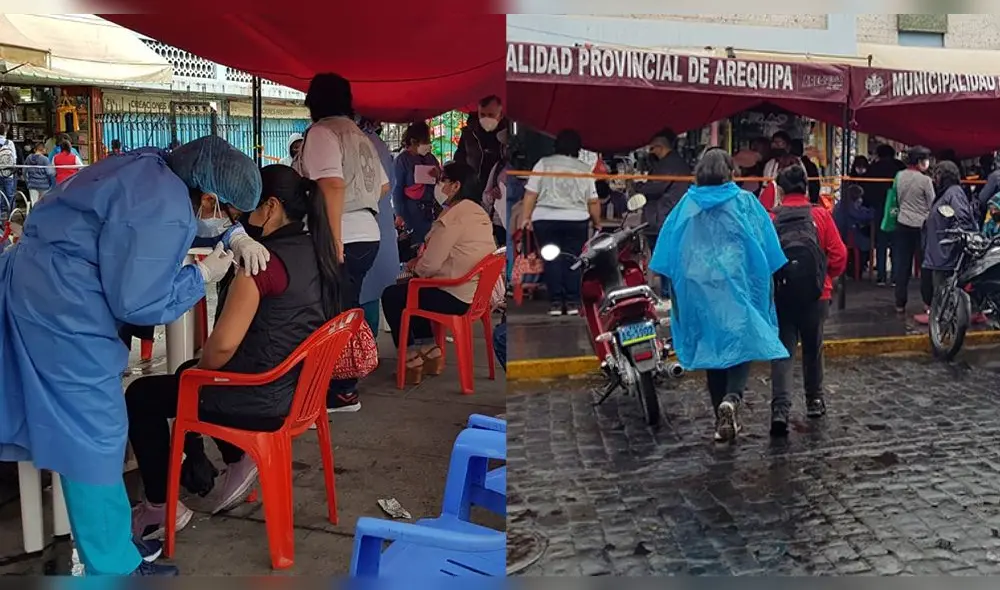 El 80,3% de la población objetivo de la región Arequipa (mayores de 12 años) ya recibió sus dos dosis de vacuna contra el coronavirus. Foto: composición LR/LR El 80,3% de la población objetivo de la región Arequipa (mayores de 12 años) ya recibió sus dos dosis de vacuna contra el coronavirus. Foto: composición LR/LR