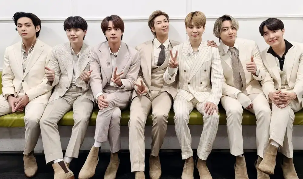 Taehyung, Suga, Jin, RM, Jimin, Jungkook y J-Hope de BTS. Foto: BIGHIT MUSIC