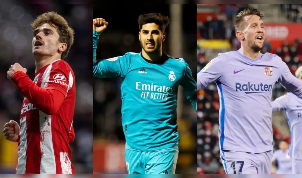 Atlético de Madrid, Real Madrid y FC Barcelona son algunos de los equipos clasificados a los octavos de la Copa del Rey. Foto: EFE.