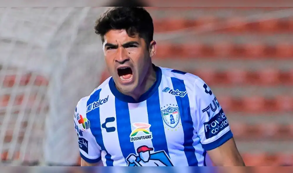 Nicolás Ibáñez aplicó la 'Ley del ex' ante Atlético de San Luis. Foto: Pachuca