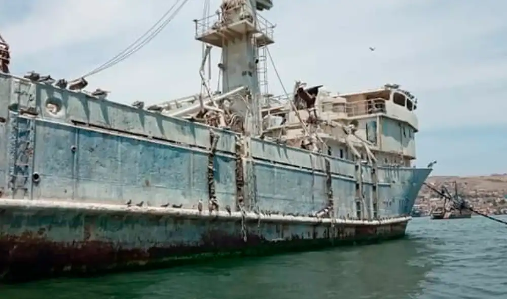 Riesgo. Tláloc lleva 11 años en las costas de Ilo. Foto: difusión