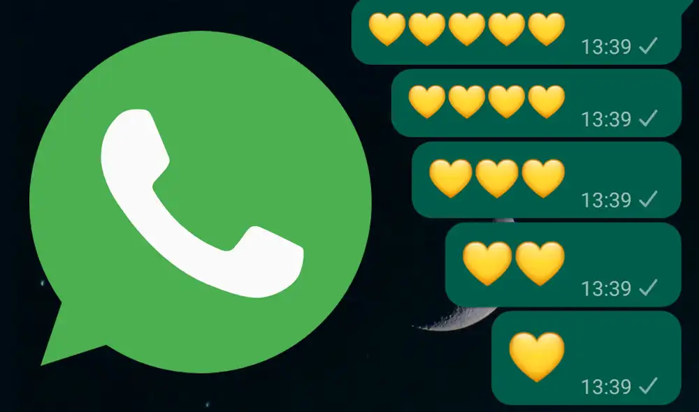 Este emoji de WhatsApp está disponible en iOS y Android. Foto: composición LR Este emoji de WhatsApp está disponible en iOS y Android. Foto: composición LR