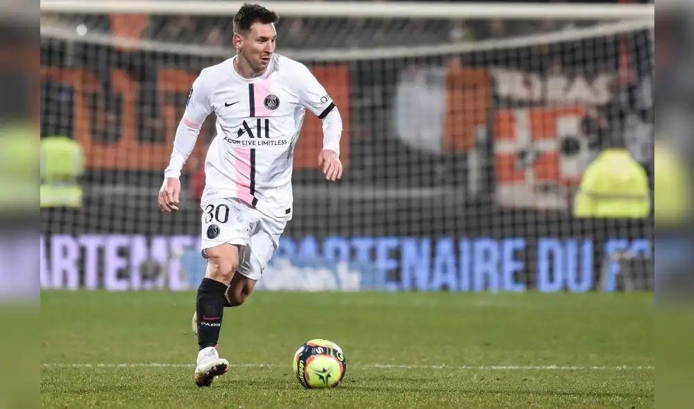 El último partido de Lionel Messi fue en diciembre ante Lorient. Foto: AFP
