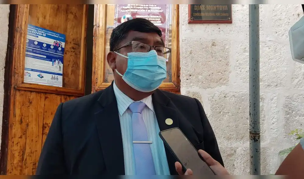 José Luis Hancco anunció próxima consulta al ente electoral. Foto: Wilder Pari/URPI