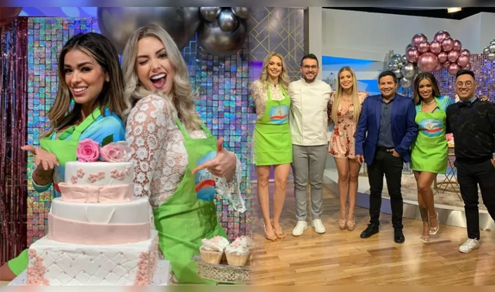 Shirley Arica y Carolina Aguirre de Vélez fueron el equipo favorito del público y, gracias a ello, quedaron empatadas con el dúo naranja, que resultó vencedor según el jurado. Foto: composición/@encontactoecuavisa/Instagram