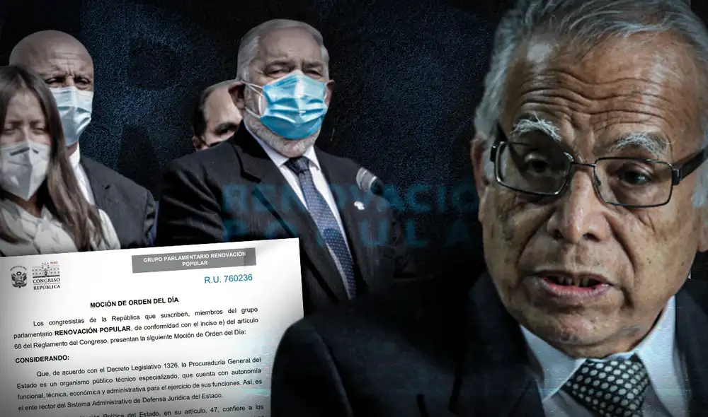 La bancada de Renovación Popular cuestionó la intromisión del ministro de Justicia, Aníbal Torres por el caso del procurador general, Daniel Soria. Foto: composición Jamin Ceras. La bancada de Renovación Popular cuestionó la intromisión del ministro de Justicia, Aníbal Torres por el caso del procurador general, Daniel Soria. Foto: composición Jamin Ceras.