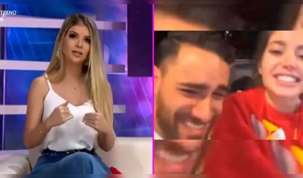 Brunella Horna aclaró las palabras que tuvo hacia Flavia Laos y Austin Palao el último 6 de enero en +Espectáculos. Foto: captura América TV/difusión