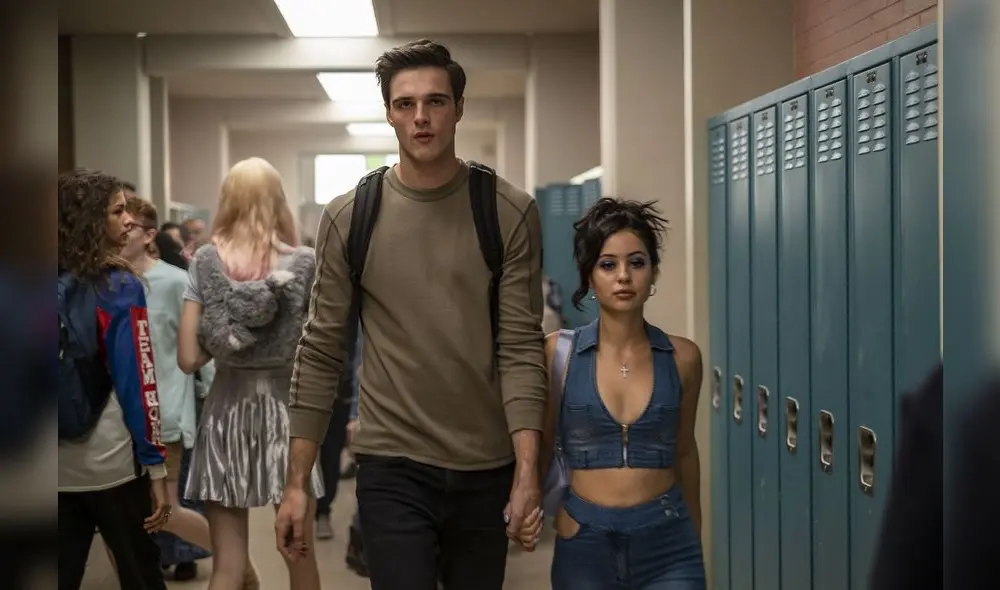 Jacob Elordi y Alexa Demie como Nate Jacobs y Maddy Pérez, respectivamente. Foto: HBO