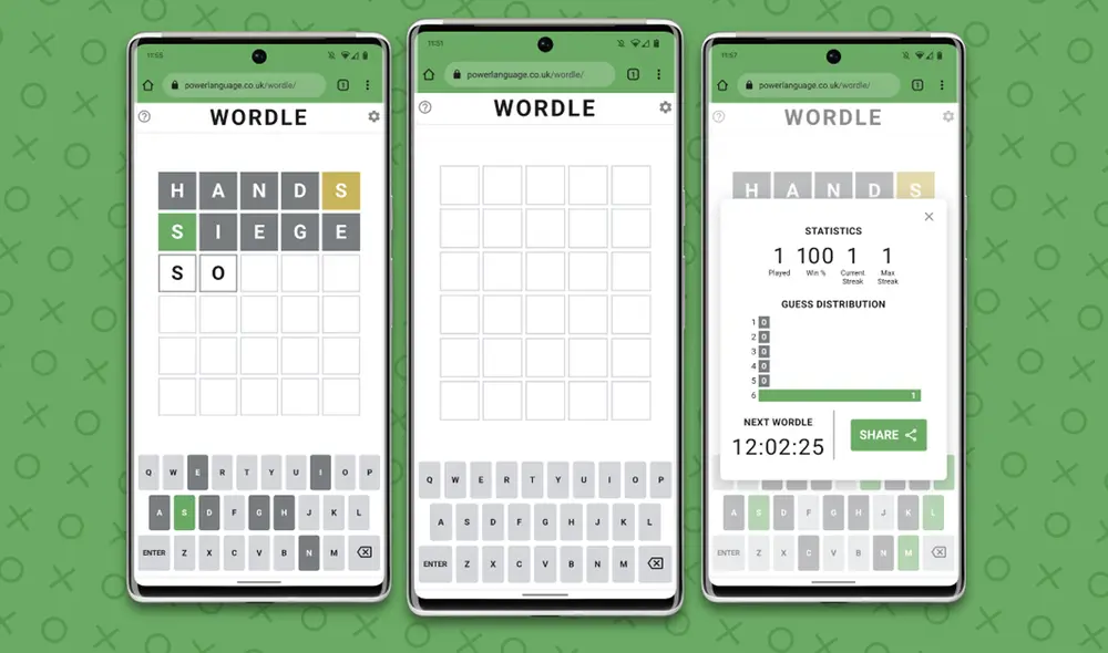 Lastimosamente, Wordle solo está disponible en inglés. Foto: Andro4all