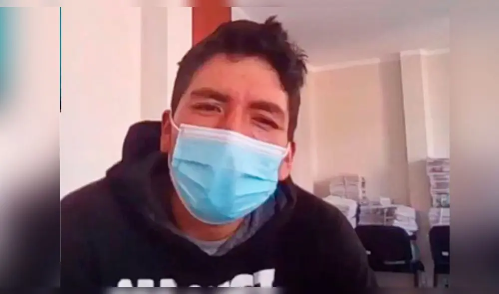 Yon Salomón Cuya Ayala fue detenido luego de que dejó gravemente herida a su pareja. Foto: Dilo Fuerte Ayacucho