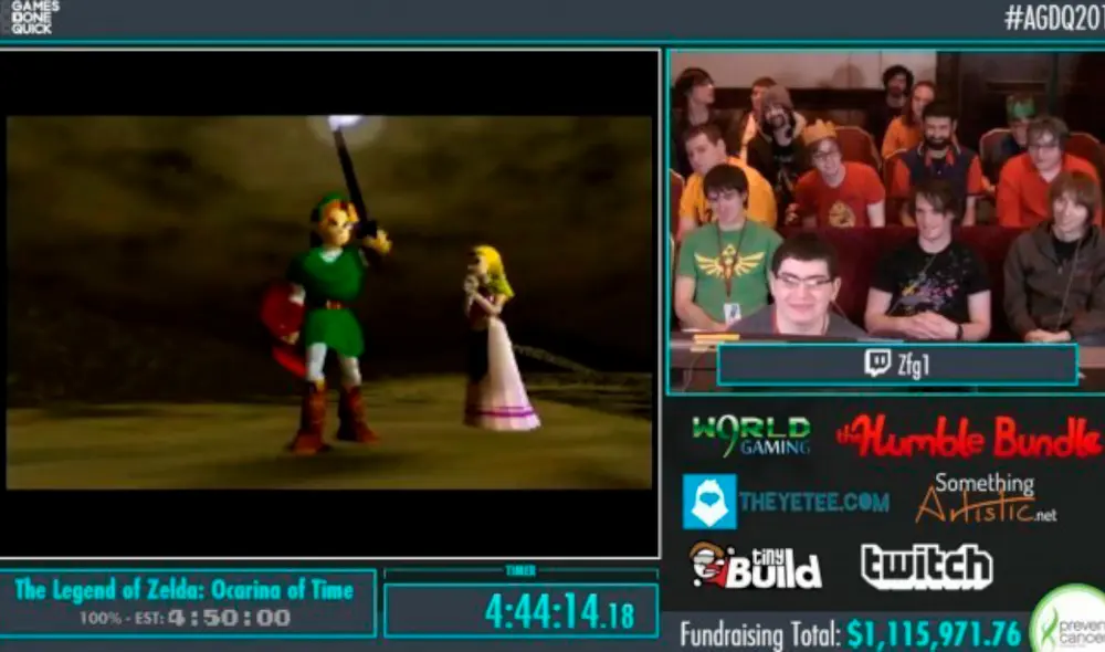 Practicar speedruns de The Legend of Zelda: Breath of the Wild es muy popular al día de hoy. Foto: AGDQ 2015