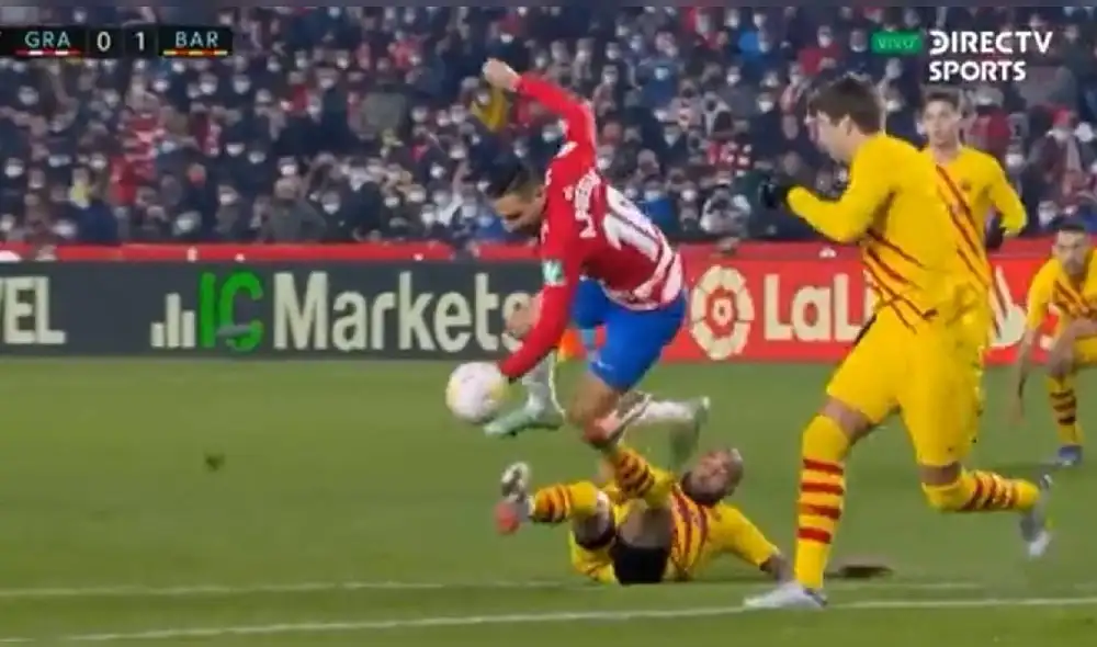 Dani Alves viene disputando su primer partido de LaLiga en la temporada. Foto: captura/DirecTV Sports