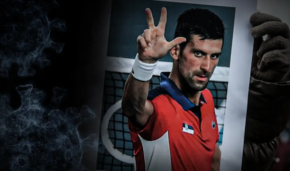 Novak Djokovic generó polémica por sus posturas en contra de la vacuna. Foto: Composición GLR/ EFE