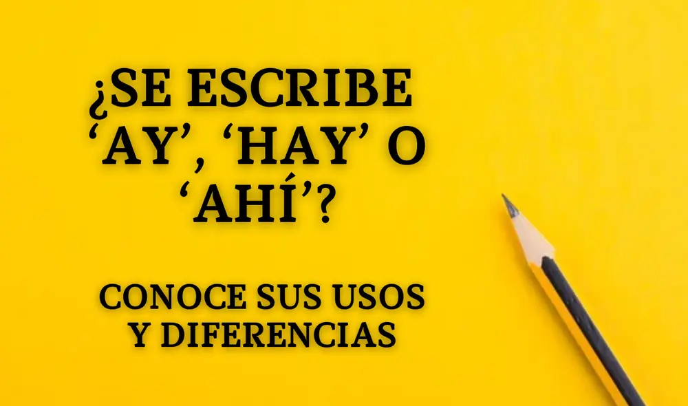 Descubre los significados de estos tres términos para evitar cometer errores ortográficos. Foto: composición La República