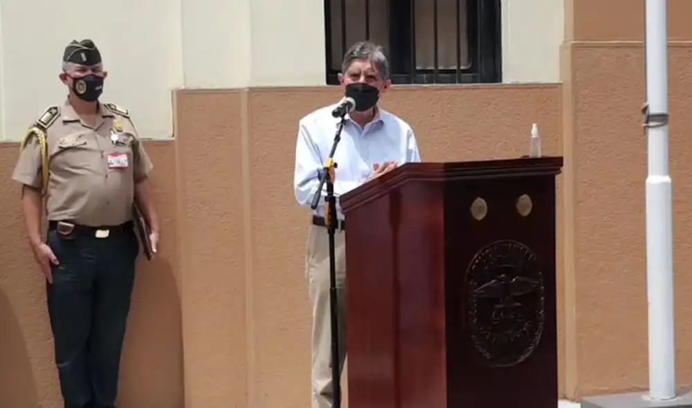 El ministro del Interior, Avelino Guillen, resaltó todas las medidas de control en la zona del VRAEM. Foto: captura/video URPI/LR El ministro del Interior, Avelino Guillen, resaltó todas las medidas de control en la zona del VRAEM. Foto: captura/video URPI/LR