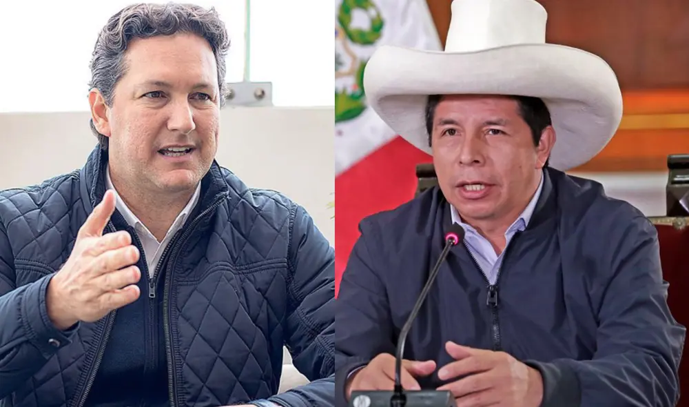 Daniel Salaverry visitó al presidente Pedro Castillo a las 9.15 a. m. de este sábado 8 de enero, según el registro de visitas de Palacio. Foto: composición/La República