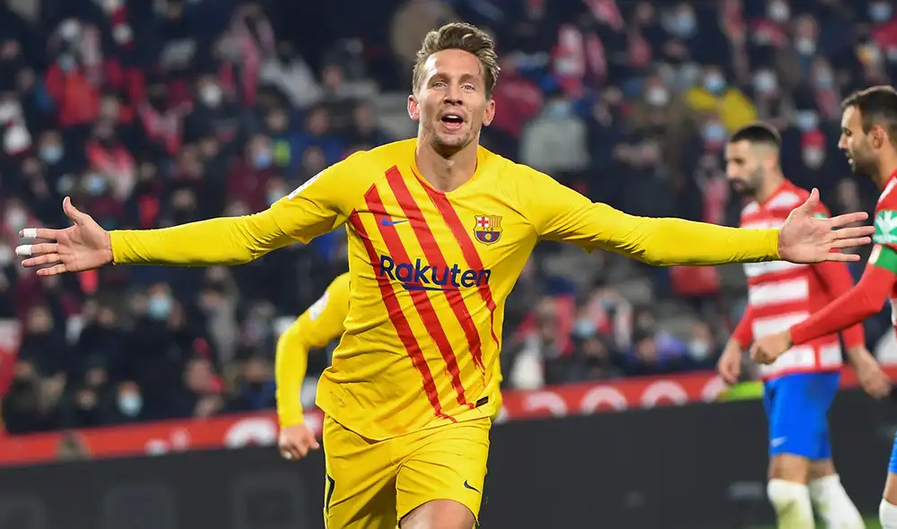 Luuk de Jong lleva tres goles con la camiseta del Barcelona en la temporada 2021-2022. Foto: EFE Luuk de Jong lleva tres goles con la camiseta del Barcelona en la temporada 2021-2022. Foto: EFE