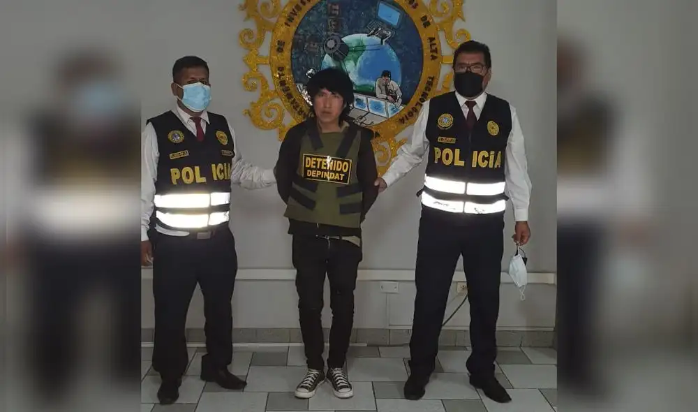 Madre de menor descubrió mensajes de detenido. Foto: PNP Madre de menor descubrió mensajes de detenido. Foto: PNP