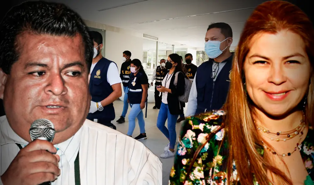 Según la tesis fiscal, Silvia Barrera, exalcaldesa de Villa María del Triunfo, habría coordinado con Bruno Pacheco presuntas presiones a la Sunat. Foto: composición de Fabrizio Oviedo/La República