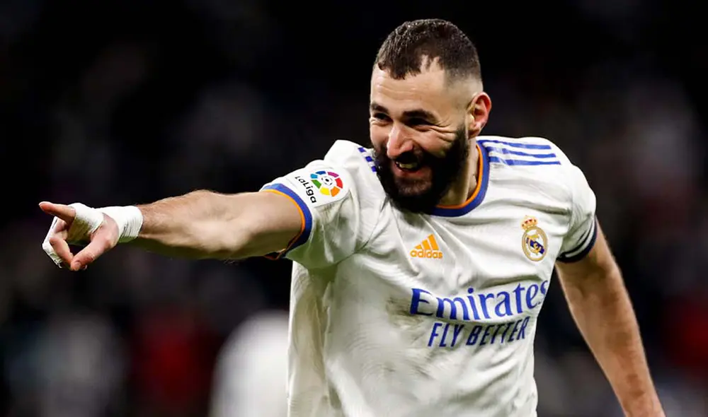 Karim Benzema lleva anotado 17 goles en la liga española y es el máximo artillero. Foto: Real Madrid