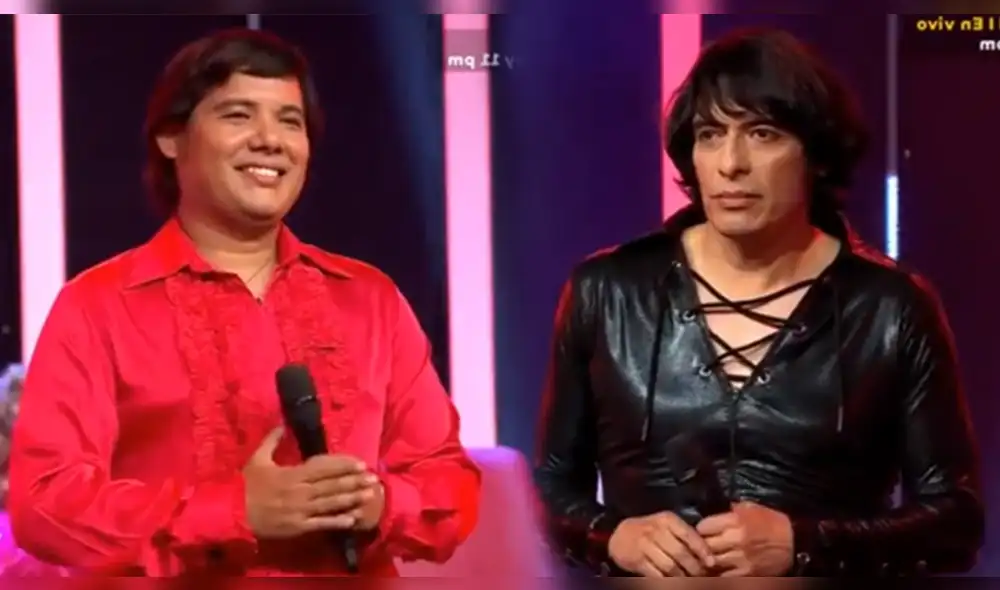 Ricardo Plúas y Tony Cam se despidieron estrechando un cálido abrazo. Foto: composición/captura América TV