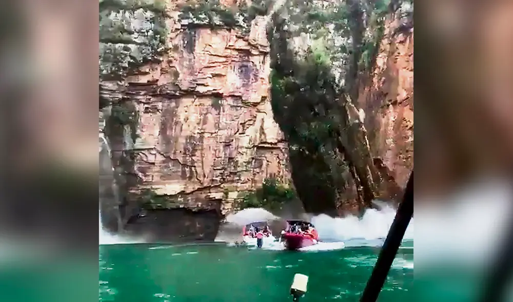 Tragedia. El hecho causó conmoción rápidamente en redes sociales, en las cuales el propio mandatario Jair Bolsonaro difundió algunos videos del suceso. Foto: difusión Tragedia. El hecho causó conmoción rápidamente en redes sociales, en las cuales el propio mandatario Jair Bolsonaro difundió algunos videos del suceso. Foto: difusión