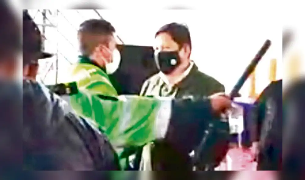 Agresión. Alcalde tuvo que rendir testimonio ante la Policía. Agresión. Alcalde tuvo que rendir testimonio ante la Policía.