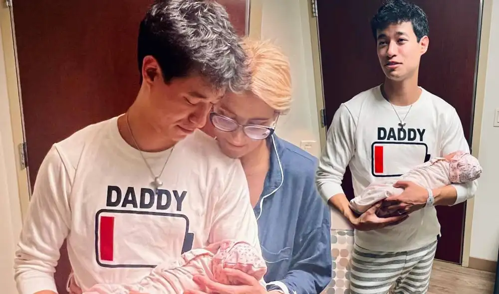 Tony Succar emocionado por tener en sus brazos a su hija. Foto: Tony Succar/Facebook Tony Succar emocionado por tener en sus brazos a su hija. Foto: Tony Succar/Facebook